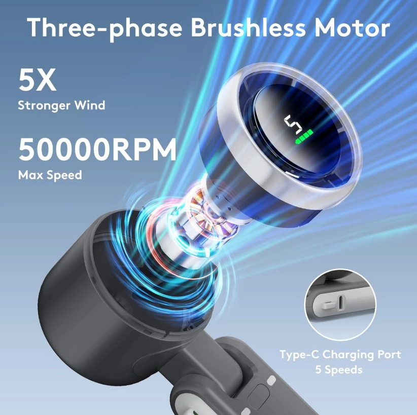 Mini Portable Handheld Turbo Fan