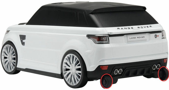 Kids- 2 in 1 Ride on Suitcase( Ranger Rover)